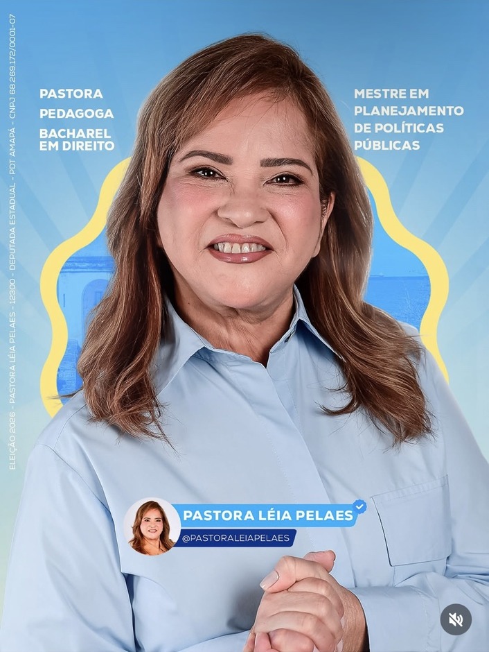 Pastora Léia Pelaes em publicação do perfil oficial no Instagram